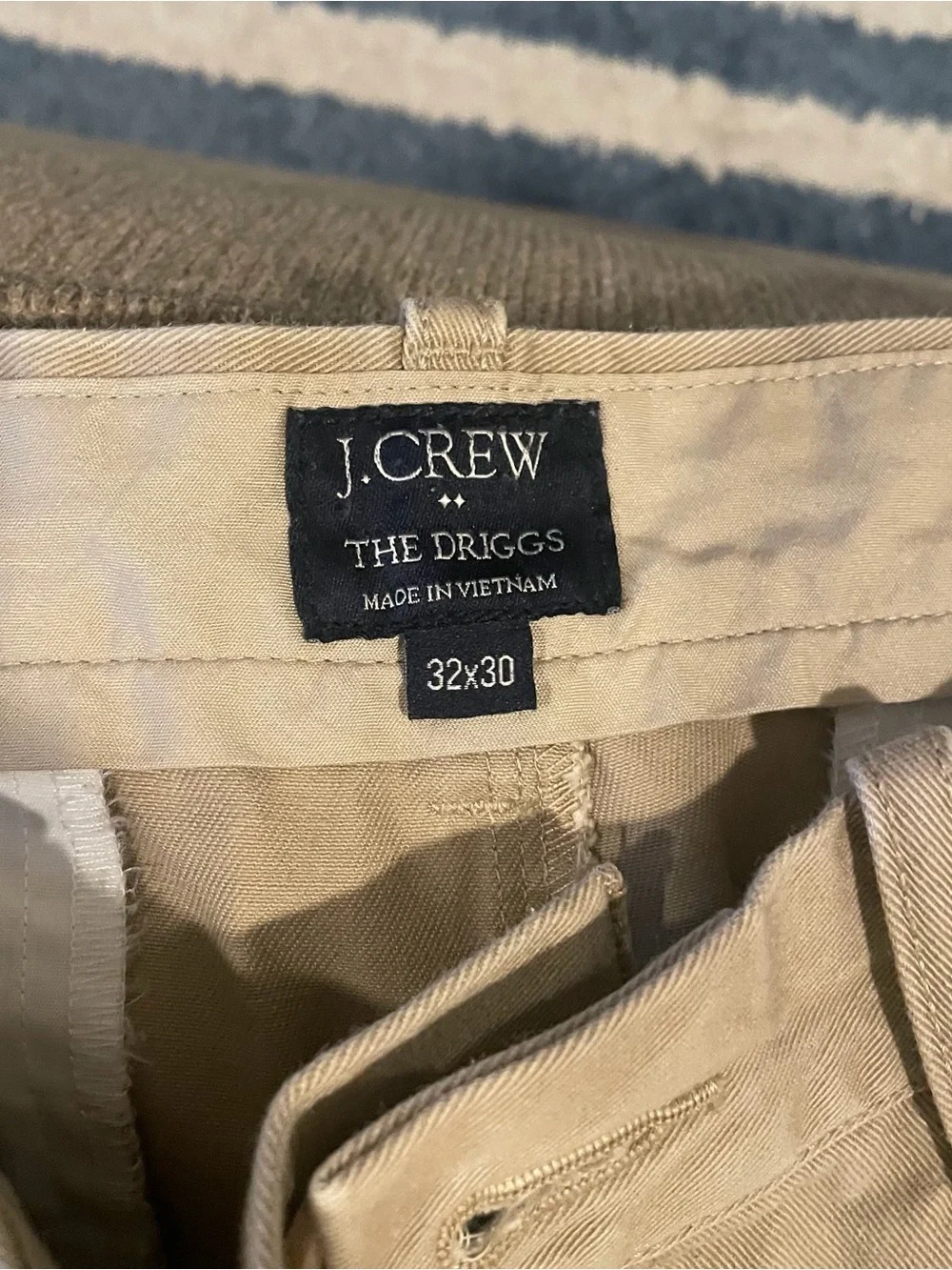 J. Crew Slim Fit Tan Chino Pants